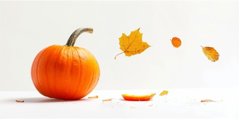 Pumpkin  isolated on white background