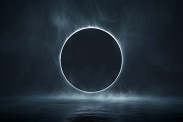 Abstract eclipse design style for background