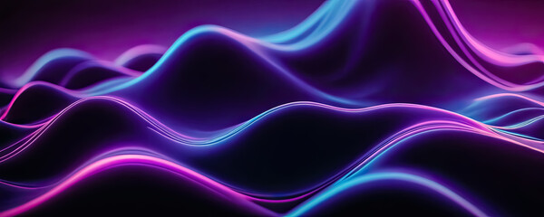 Fluid Dynamics: Exploring the Movement in Abstract Gradient Art