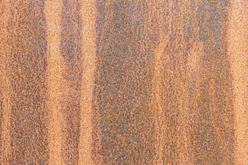Rusted iron wall outdoors rusty