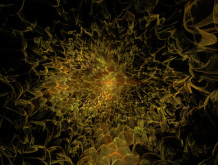 Imaginatory fractal abstract background Image