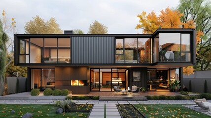 Minimalist Container House with Modern Minimalism Design  