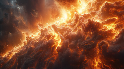 The surface of a lava world is a hostile place. The air is thick with ash and smoke, and the ground is covered in molten rock. 