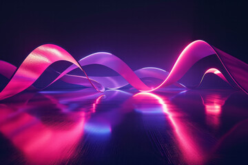 Vivid purple and pink hues blend in an abstract design, creating a dynamic and colorful backdrop