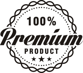 Premium Product Stamps of Best Quality Logo Design Vector