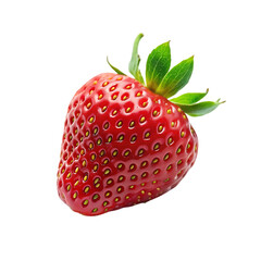 3d fly realistic isolated strawberry fruit
