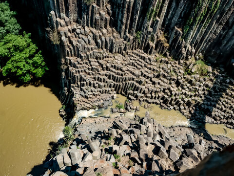 Huasca de Ocampo, 28 de marzo de 2024, Hidalgo, M&eacute;xico, parque ecotur&iacute;stico prismas bas&aacute;lticos