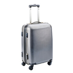 realistic suitcase in 3d render with transparent background