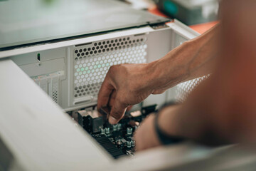 Digital Craftsman : An engineer's hands in action, displaying the meticulous art of personal...