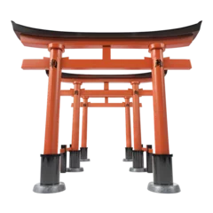Afwasbaar fotobehang torii gate, japanese temple © Kitta