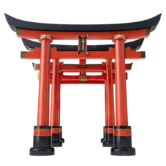 Zelfklevend Fotobehang torii gate, japanese temple © Kitta