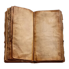 old book with blank pages