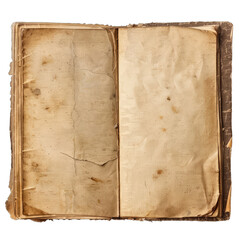 old book with blank pages