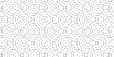 Fototapeta na wymiar Overlapping Pattern Minimal diamond geometric waves spiral transparent and abstract circle line. white and gray seamless tile stripe geometric create retro square line backdrop pattern background.