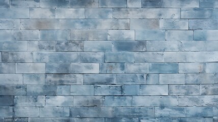 Brickwork Beauty: Wide Background Banner Display Blue Bricks Wall