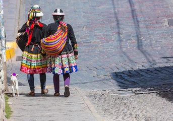 Foto op Aluminium People in Peru © Galyna Andrushko