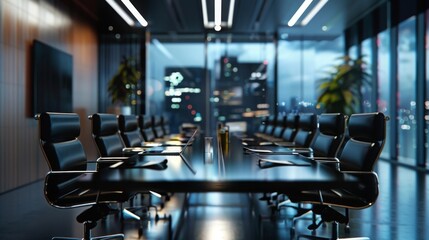 A dynamic sales presentation in a sleek corporate boardroom, where charismatic sales professionals showcase innovative products and solutions to prospective clients, sealing deals with confidence and  - obrazy, fototapety, plakaty
