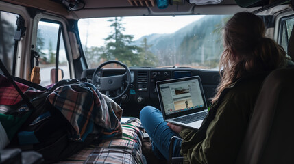 digital nomads in the mountains