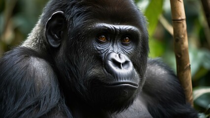 Obraz premium realistic image of a gorilla