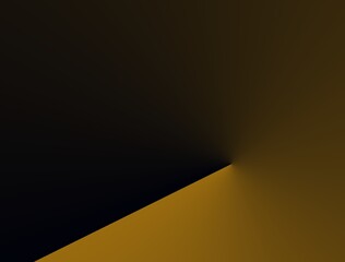 Fototapeta premium 4K Gold or brown paper abstract background. black and gold or brown gradient background. Paper background.