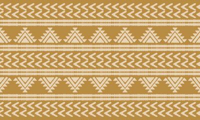 Ethnic abstract ikat art. Seamless pattern in tribal, folk embroidery, and Mexican style. Aztec geometric art ornament print.Design for carpet, wallpaper, clothing, wrapping, fabric, cover, textile