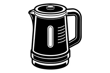 electric-tea-maker-with-whit-background-vector