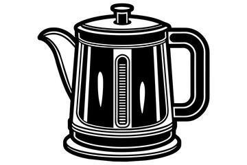 electric-tea-maker-with-whit-background-vector