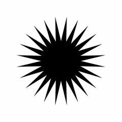 Star or sun vector illustration