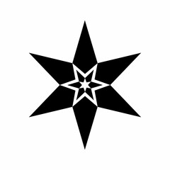 Star or sun vector illustration