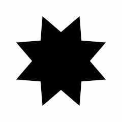 Star or sun vector illustration