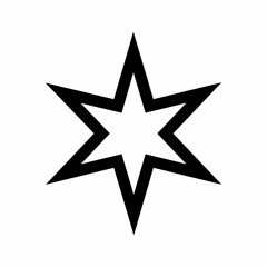 Star or sun vector illustration