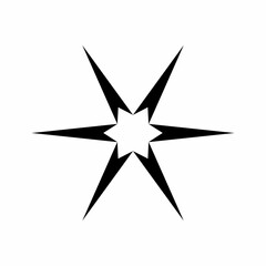 Star or sun vector illustration