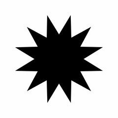 Star or sun vector illustration