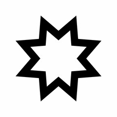 Star or sun vector illustration