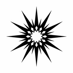 Star or sun vector illustration