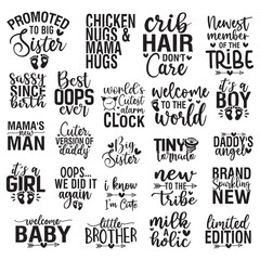 Fototapeta premium baby svg design bundle