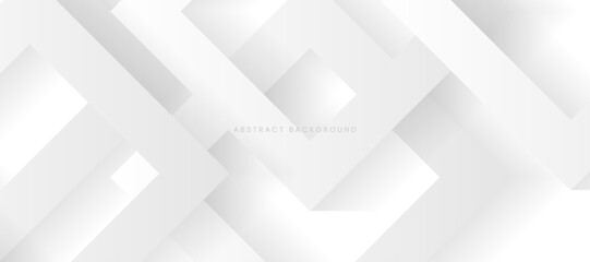 Grey white abstract background square geometric for presentation design