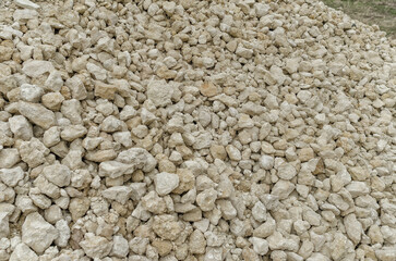 Gravel. Small stone background for construction.