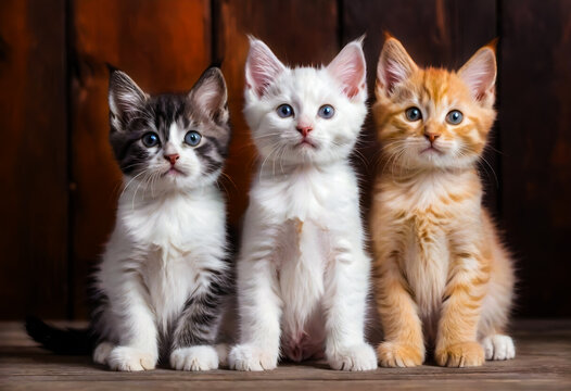 Tre gattini