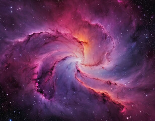 spiral galaxy in space