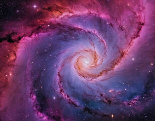 spiral galaxy in space