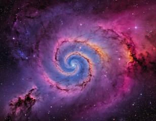 spiral galaxy in space