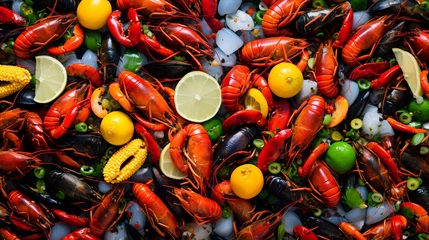 Keuken spatwand met foto red and yellow peppers © Chayanin Wongpracha