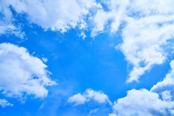 雲のある青空