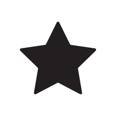 star vector logo. alone star. eps10