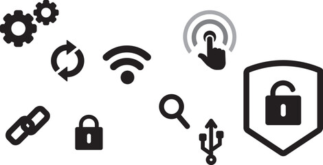 set of social media icon set 