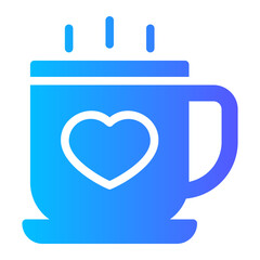 coffee gradient icon