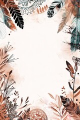 Minimalist invitation template