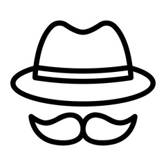 hat line icon