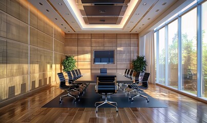 Meeting room in a modern office